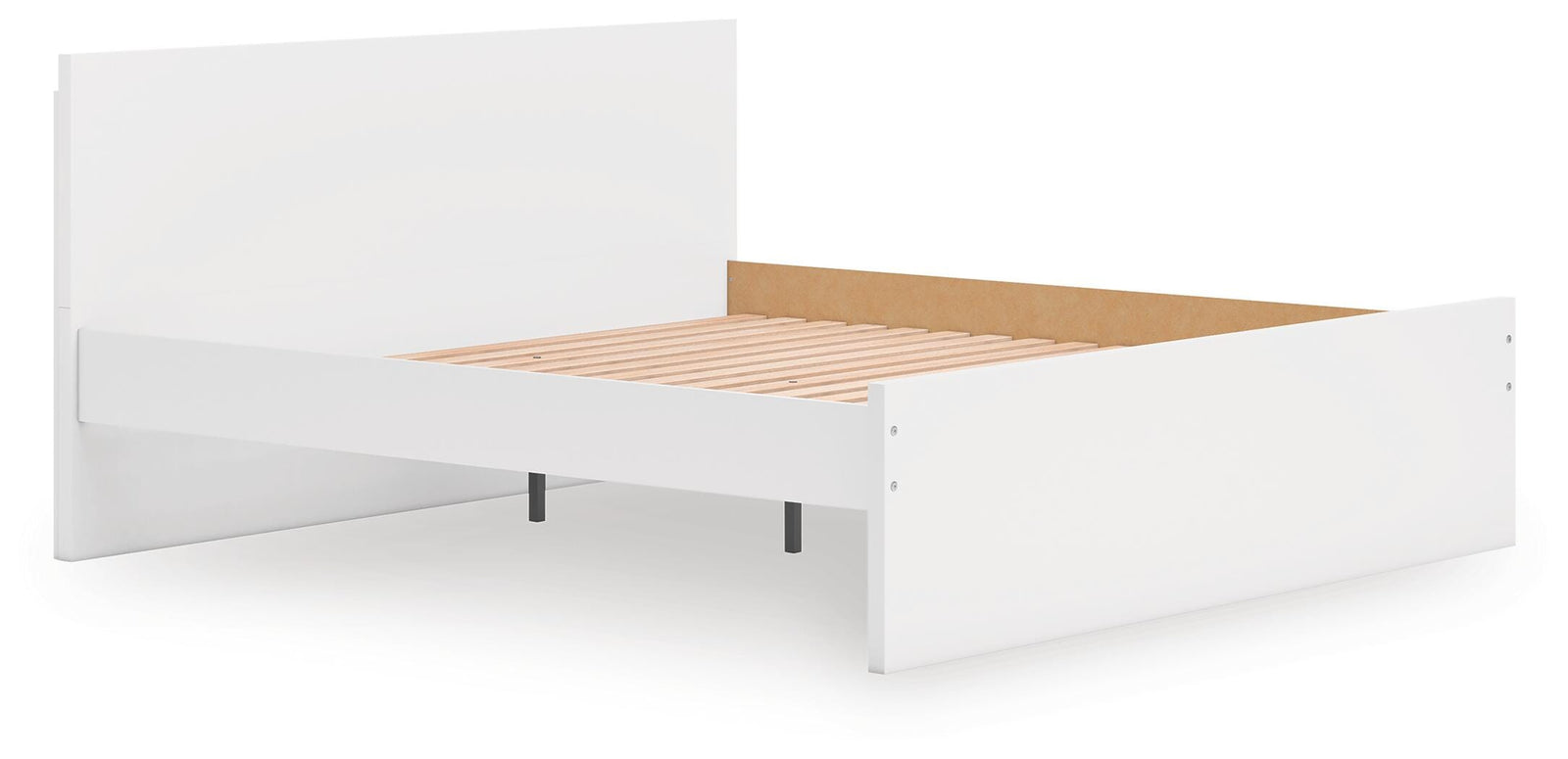 Onita Panel Platform Bed - White (EB9630-SI) - Image 2