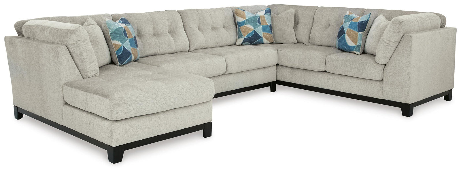 Maxon Place 3-Piece Sectional with Chaise (33004-SI)