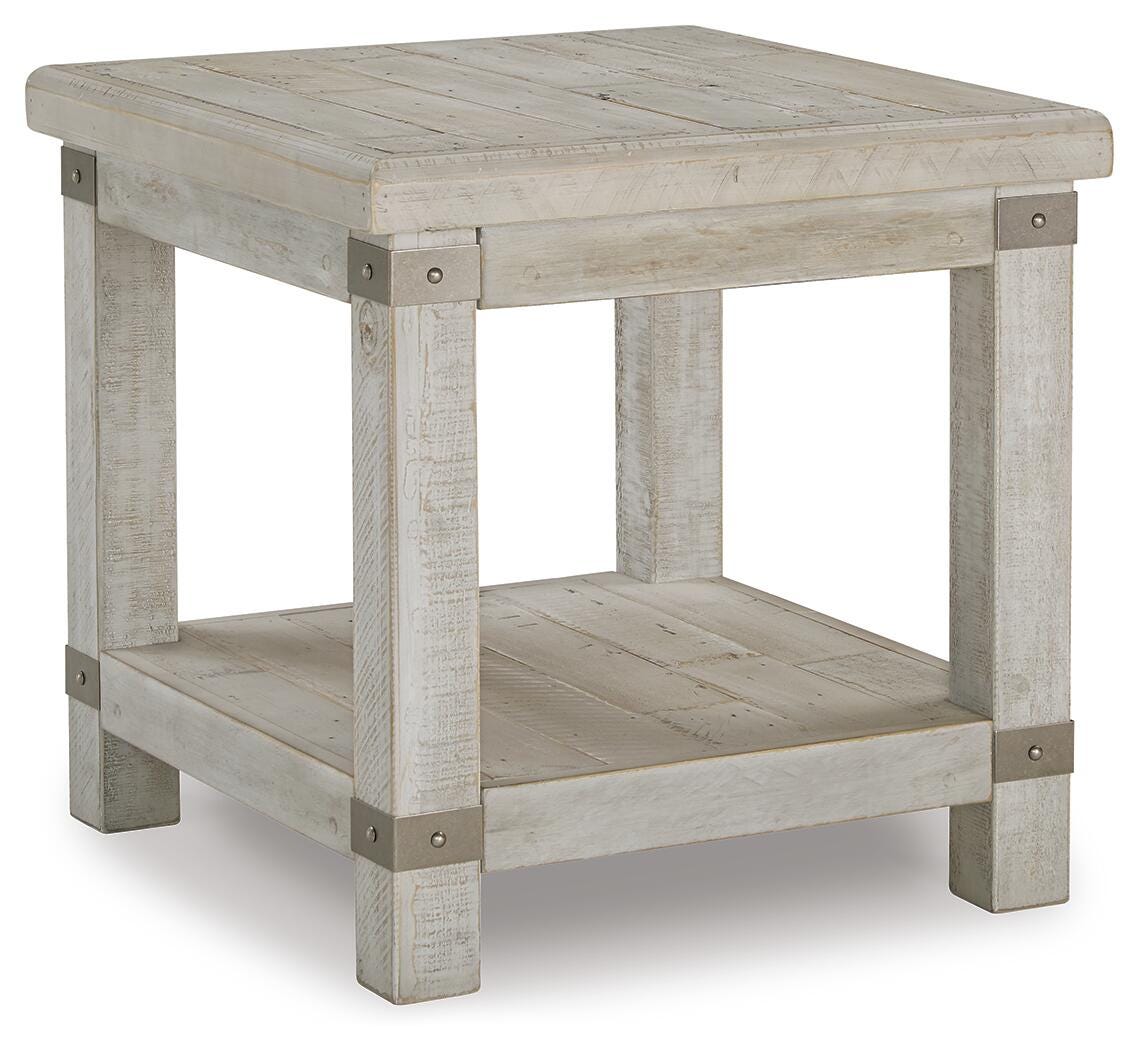 Carynhurst End Table - White Wash Gray (T757-SI)