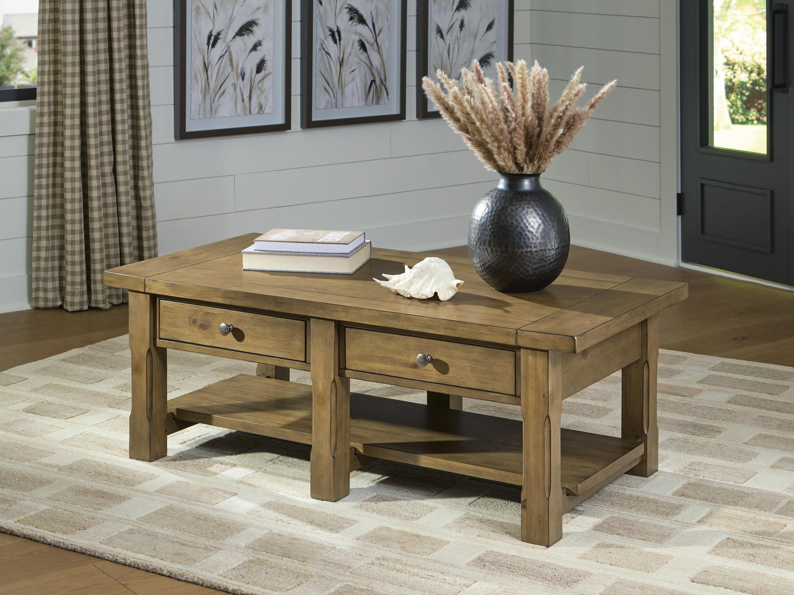 Vandenmore Coffee Table - Medium Brown (T539-SI) - Image 2