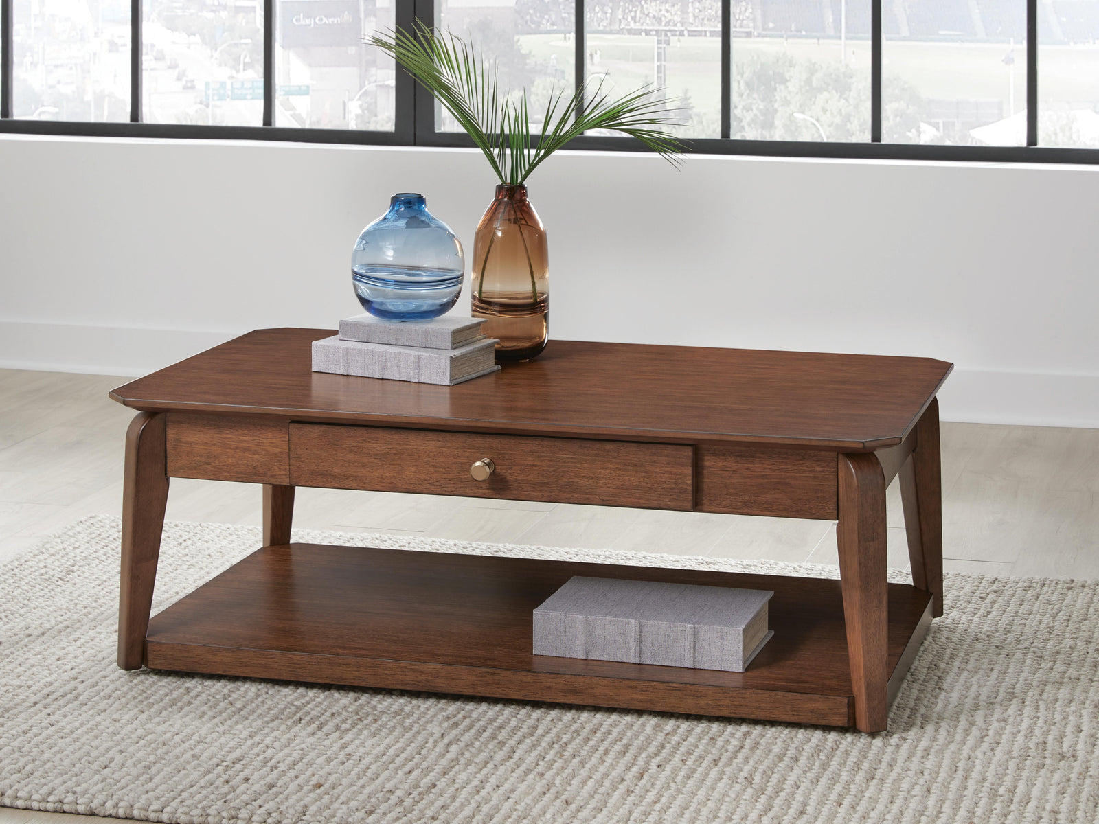 Trenmour Coffee Table - Medium Brown (T596-SI) - Image 2