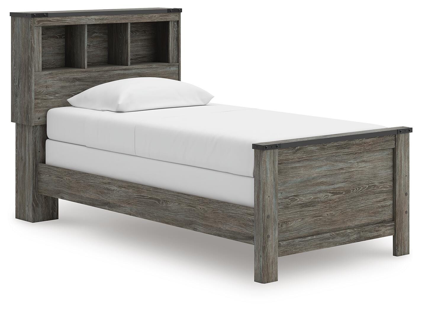 Frandern Bookcase Bed, Dresser and Mirror (B4480-SI) - Image 10