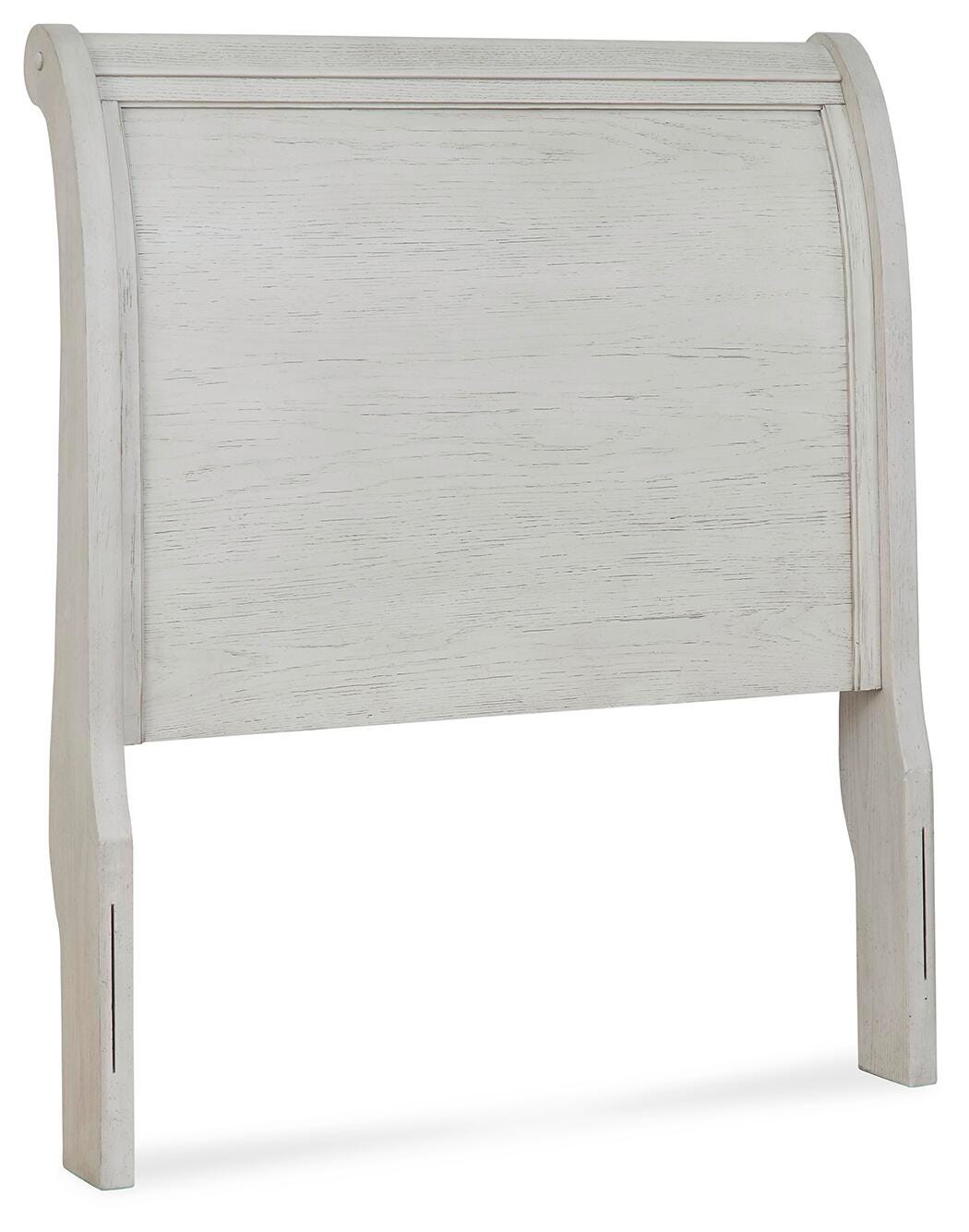 Robbinsdale Sleigh Headboard (Youth) - Antique White (B742-SI)