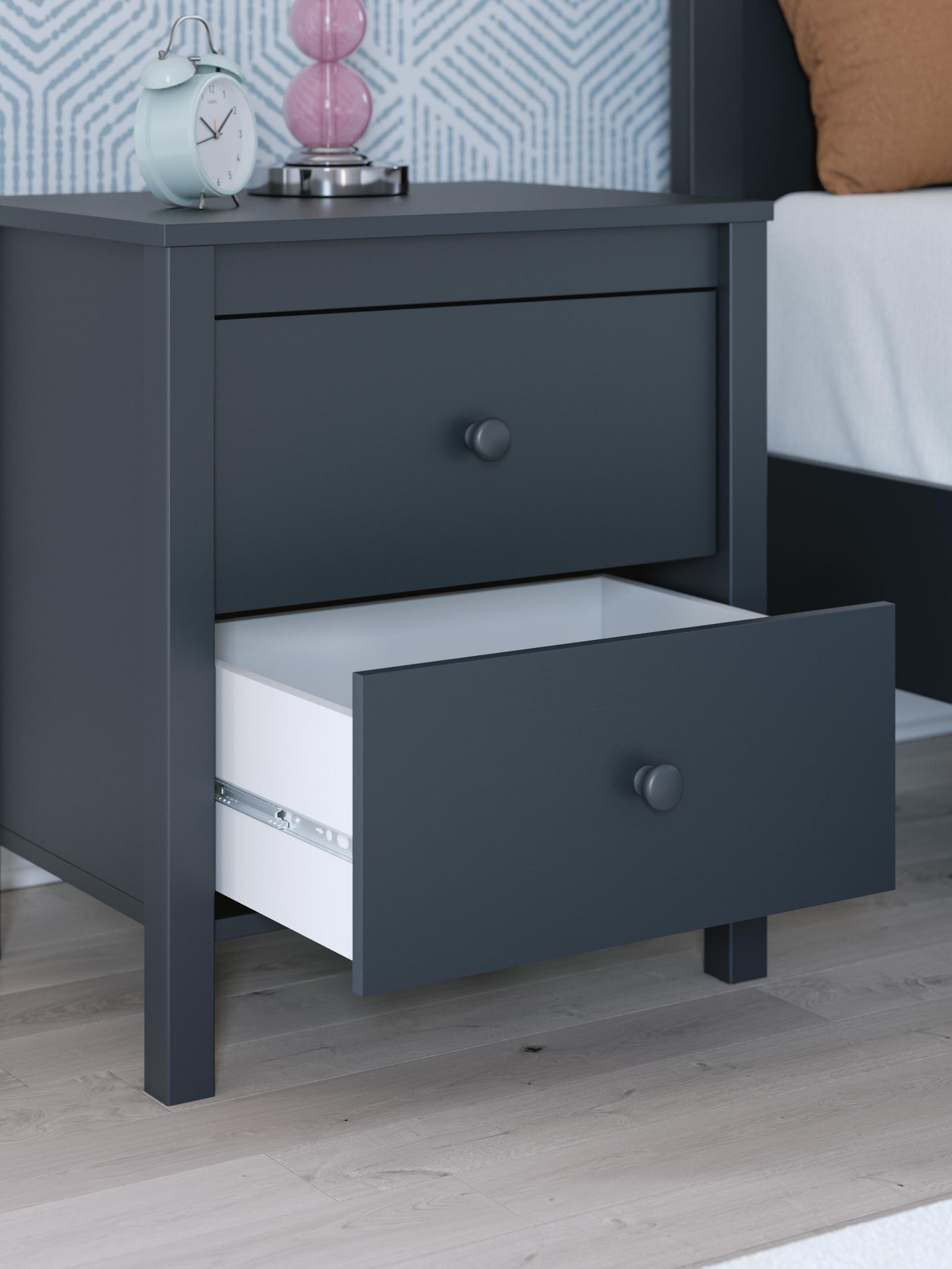 Simmenfort Nightstand - Navy Blue (EB1528-SI) - Image 10