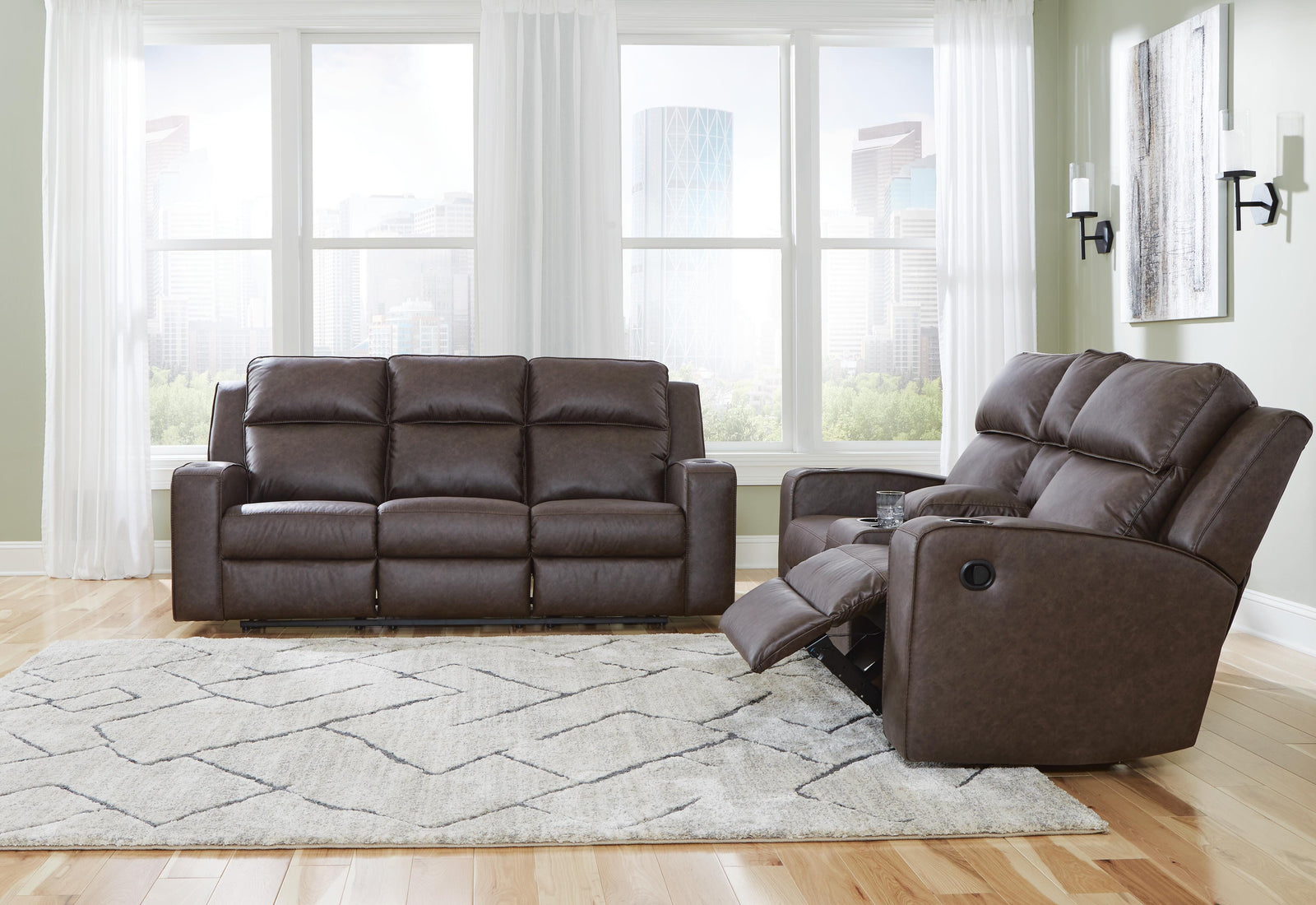 Lavenhorne Reclining Sofa, Loveseat and Recliner (63306-SI) - Image 20
