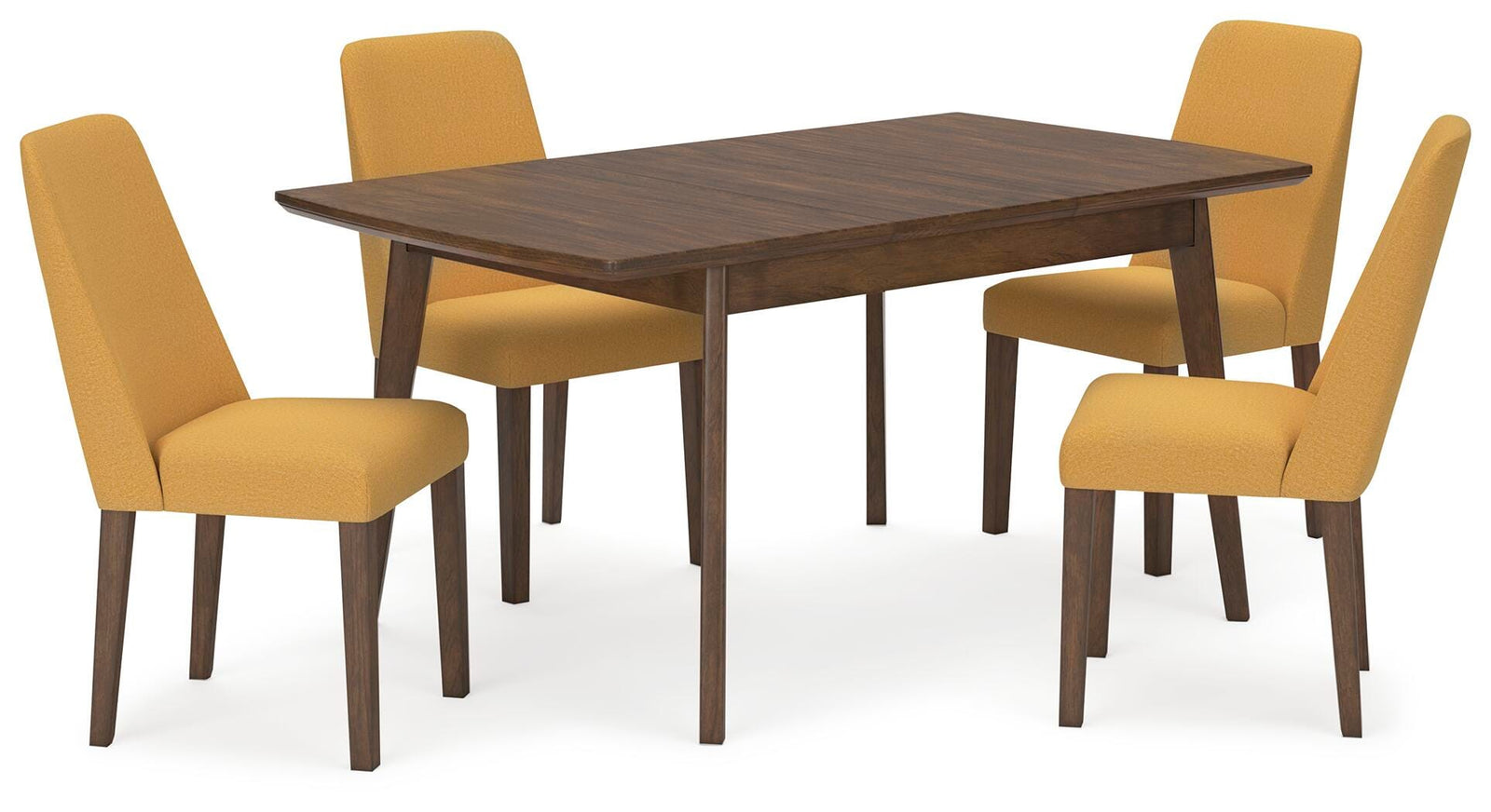 Lyncott Dining Table and 4 Chairs (D615-SI)