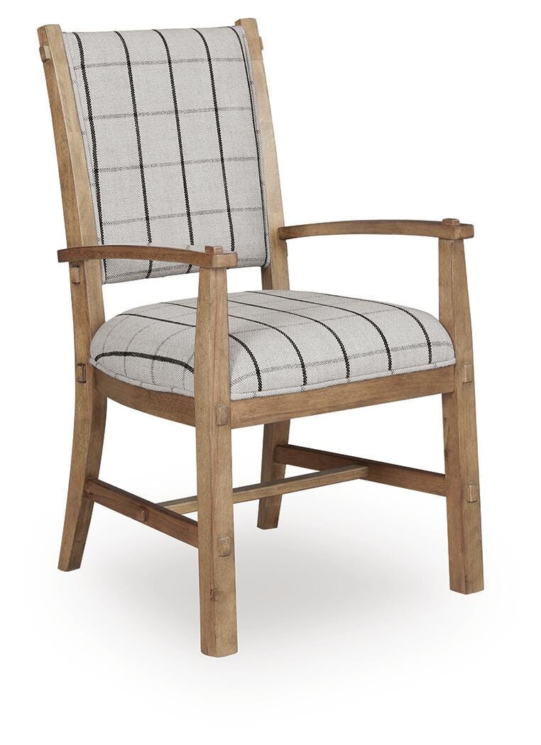 Ridgester Extension Dining Table, 2 Arm Chairs and 4 Side Chairs (D858-SI) - Image 7