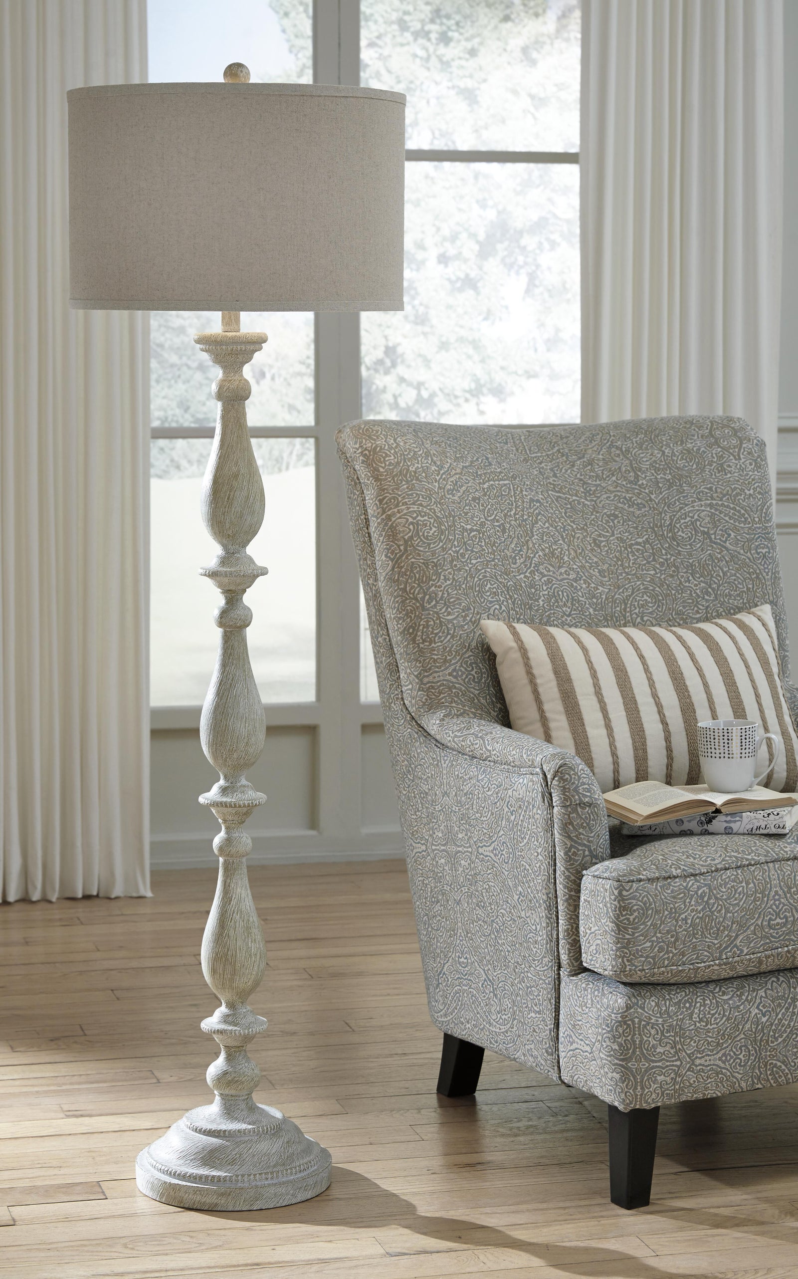 Bernadate Floor Lamp (L235341-SI) - Image 3
