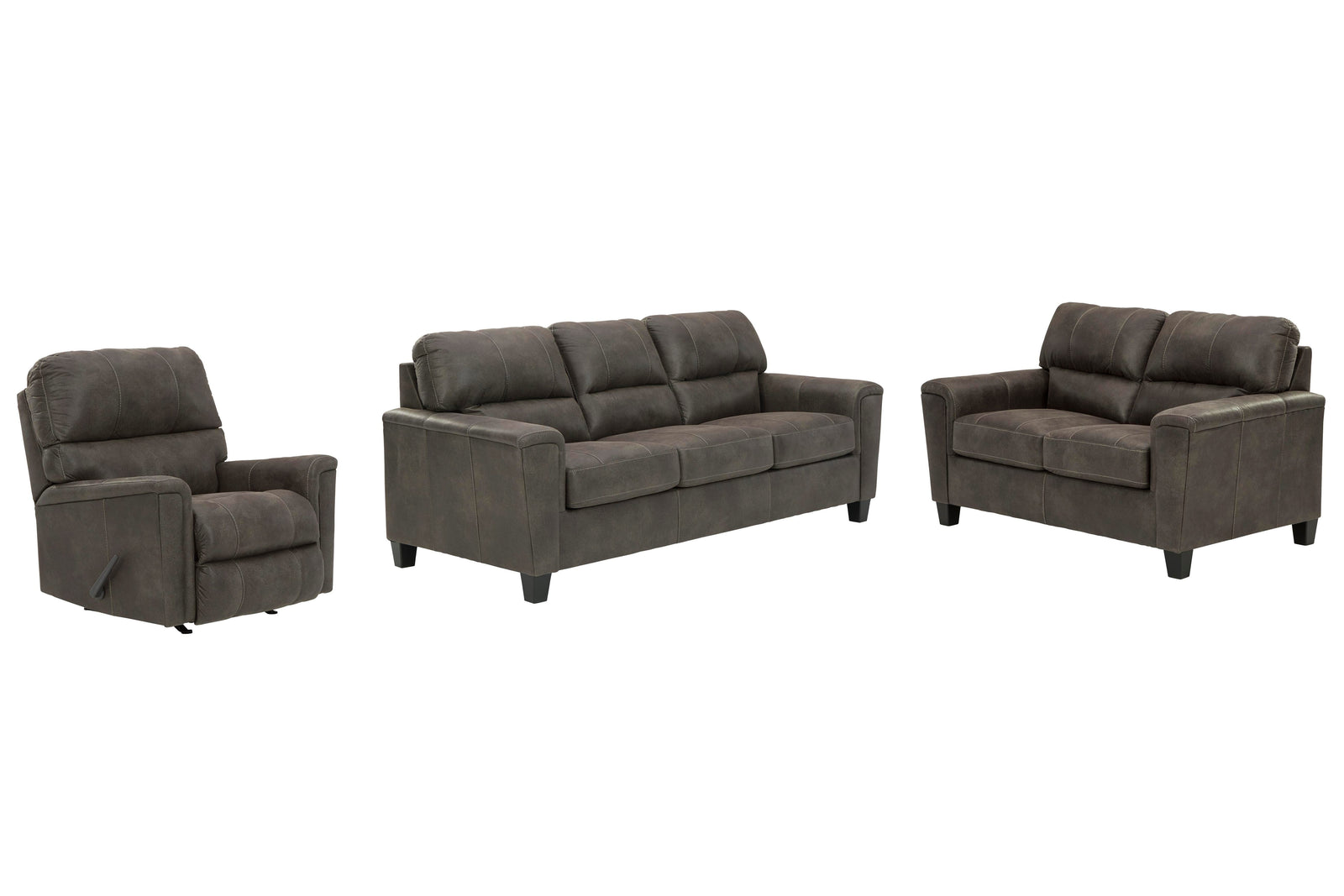 Navi Sofa, Loveseat and Recliner (94002-SI)