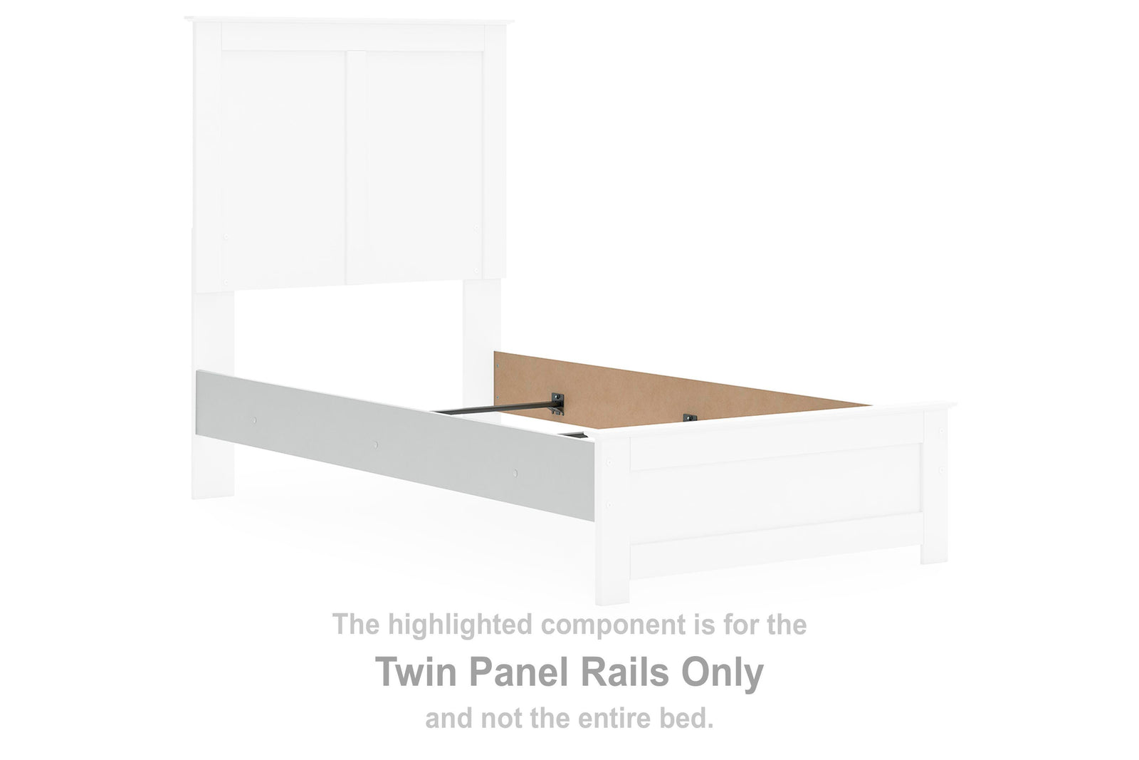 Bostwick Shoals Panel Rails - White (B139-SI) - Image 3