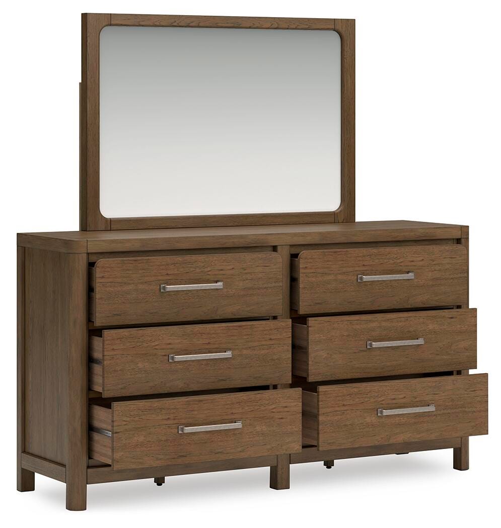 Cabalynn Panel Storage Bed, Dresser, Mirror and 2 Nightstands (B974-SI) - Image 4