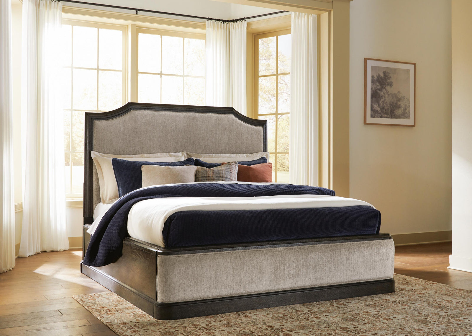 Wickenger California King Upholstered Panel Bed (PCB889-SI) - Image 6