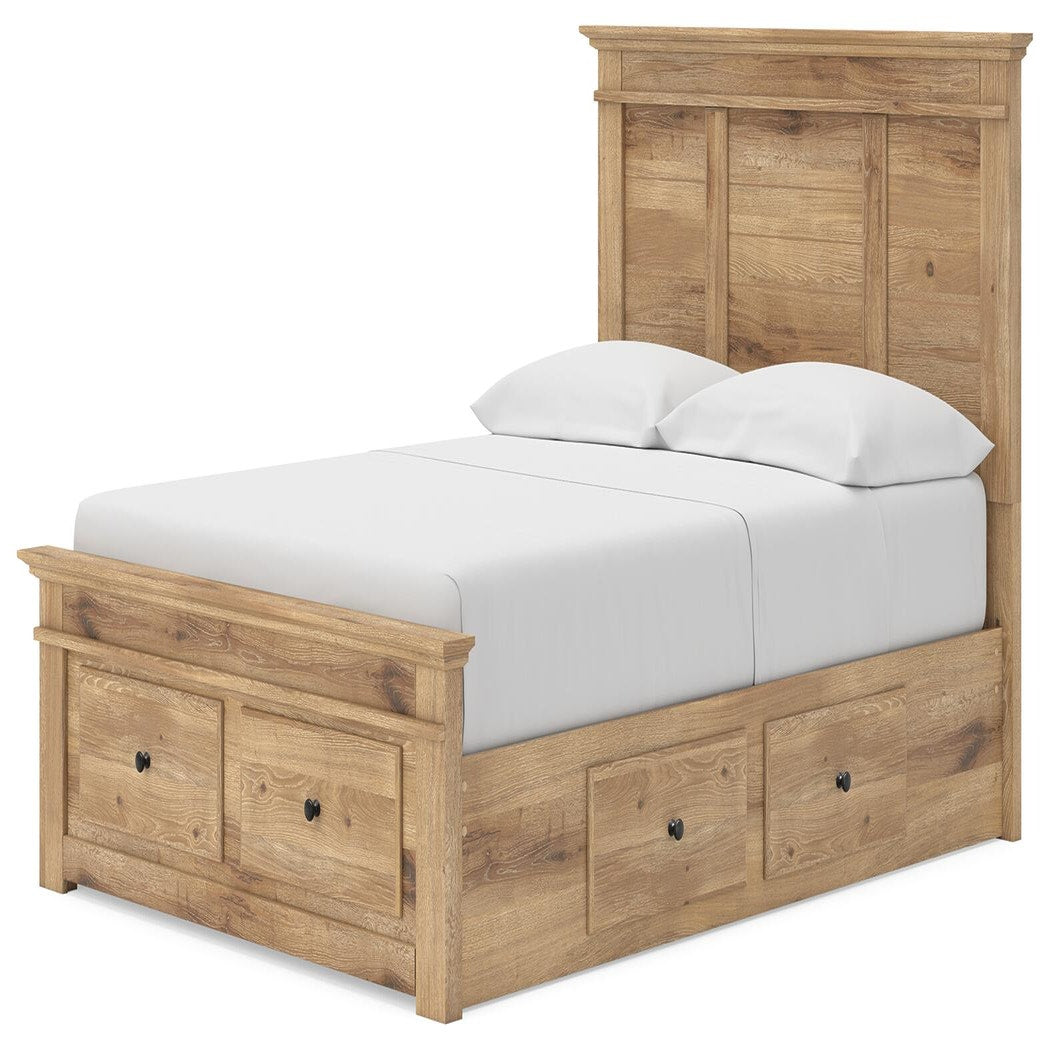 Makidern Full Panel Storage Bed (PCB1170-SI) - Image 4