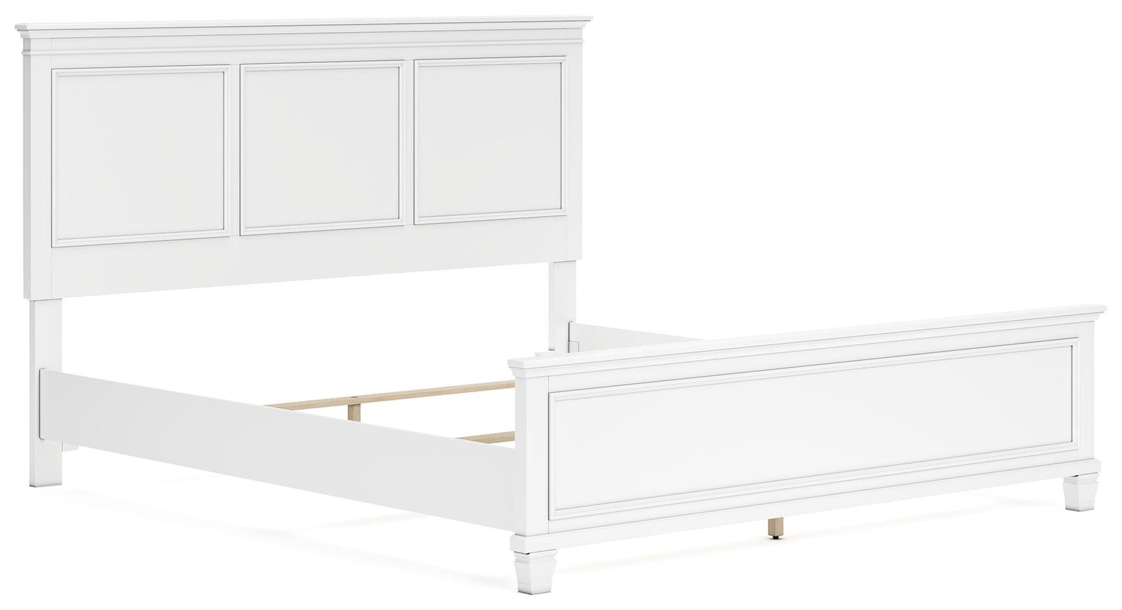 Fortman Panel Bed, Dresser and Mirror - White (B680-SI) - Image 11