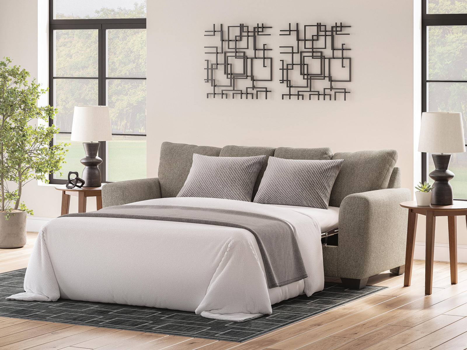 Triston-Peaks Queen Sofa Sleeper (30204-SI) - Image 27