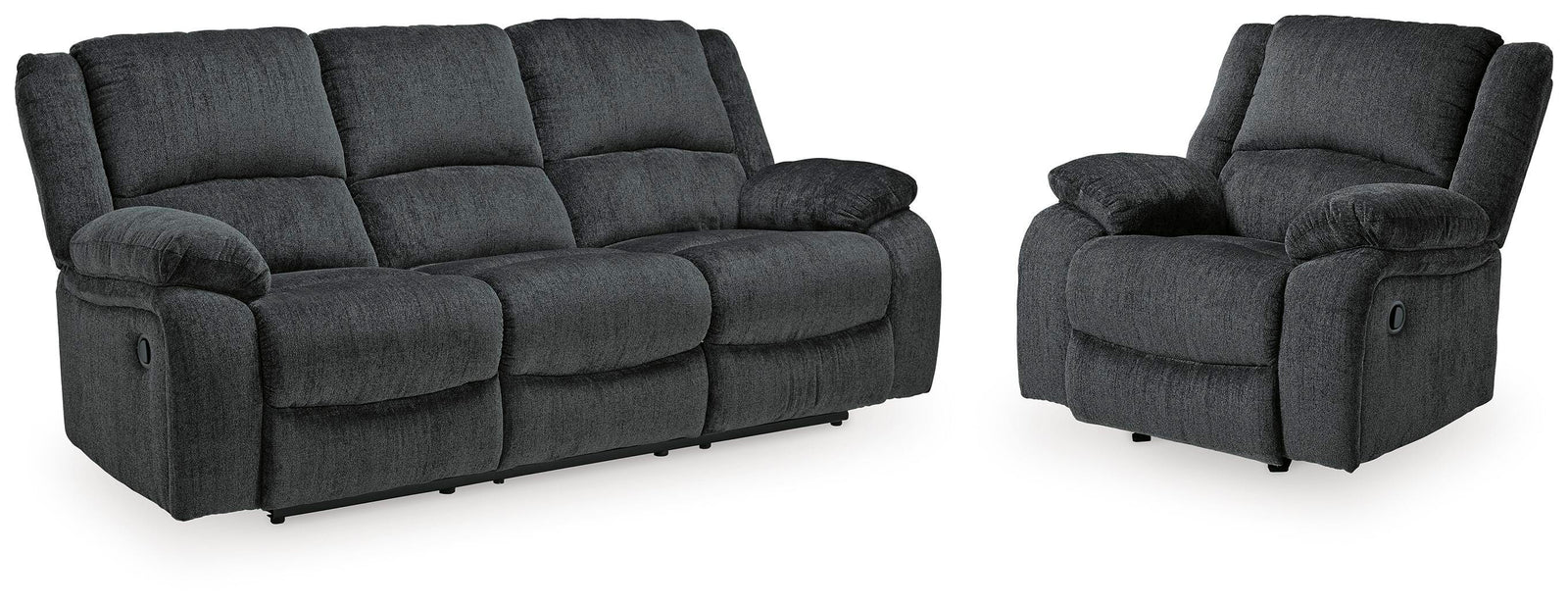 Draycoll Reclining Sofa and Recliner (76504-SI)