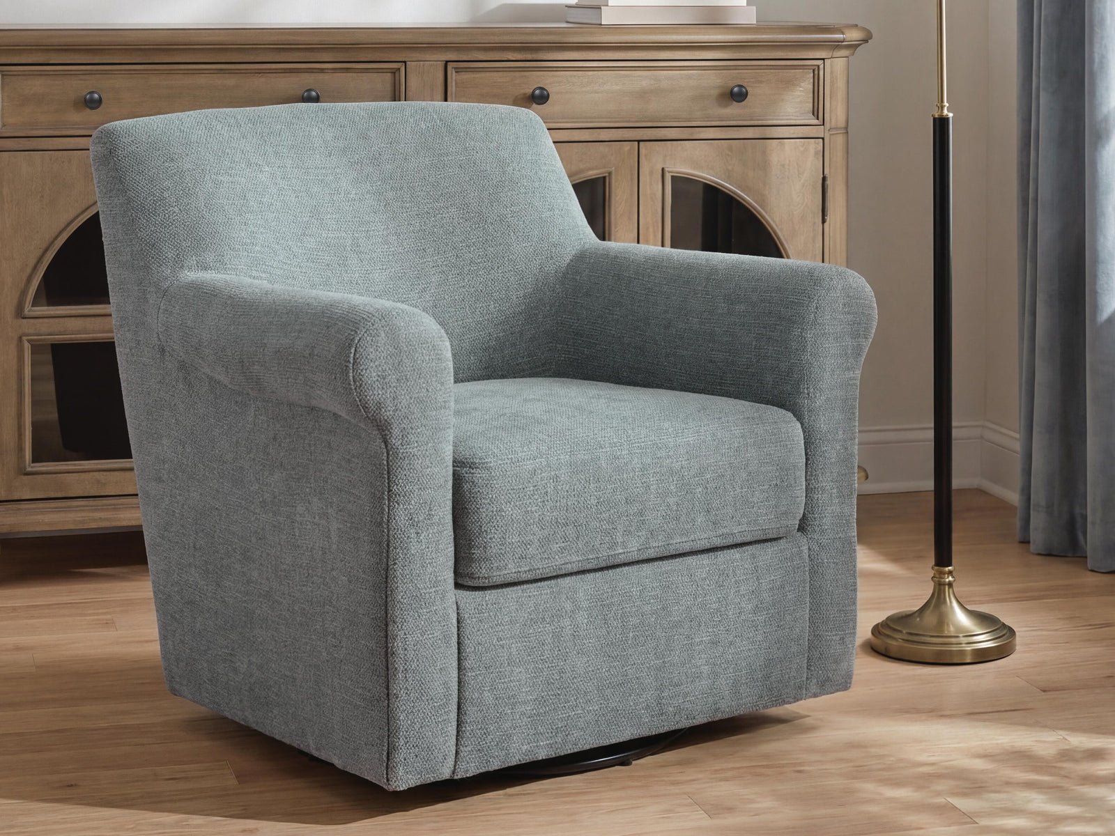 Horlando Swivel Accent Chair (A3000842-SI) - Image 2