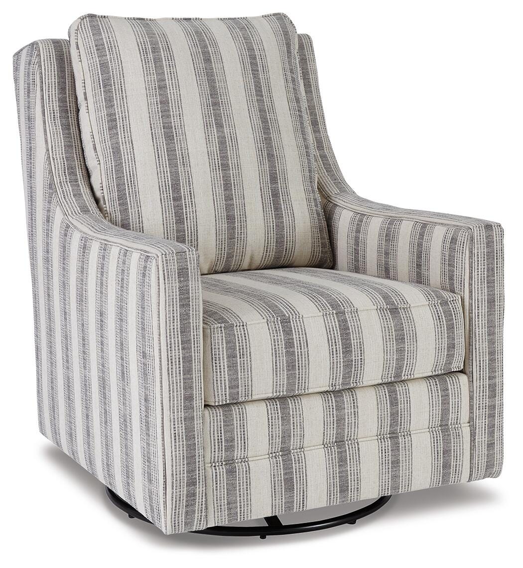 Kambria Swivel Glider Accent Chair (A3000207-SI)