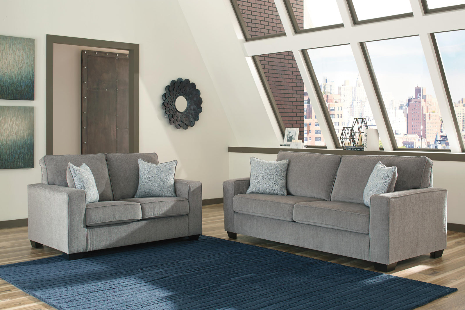 Altari Sofa and Loveseat (87214-SI) - Image 6