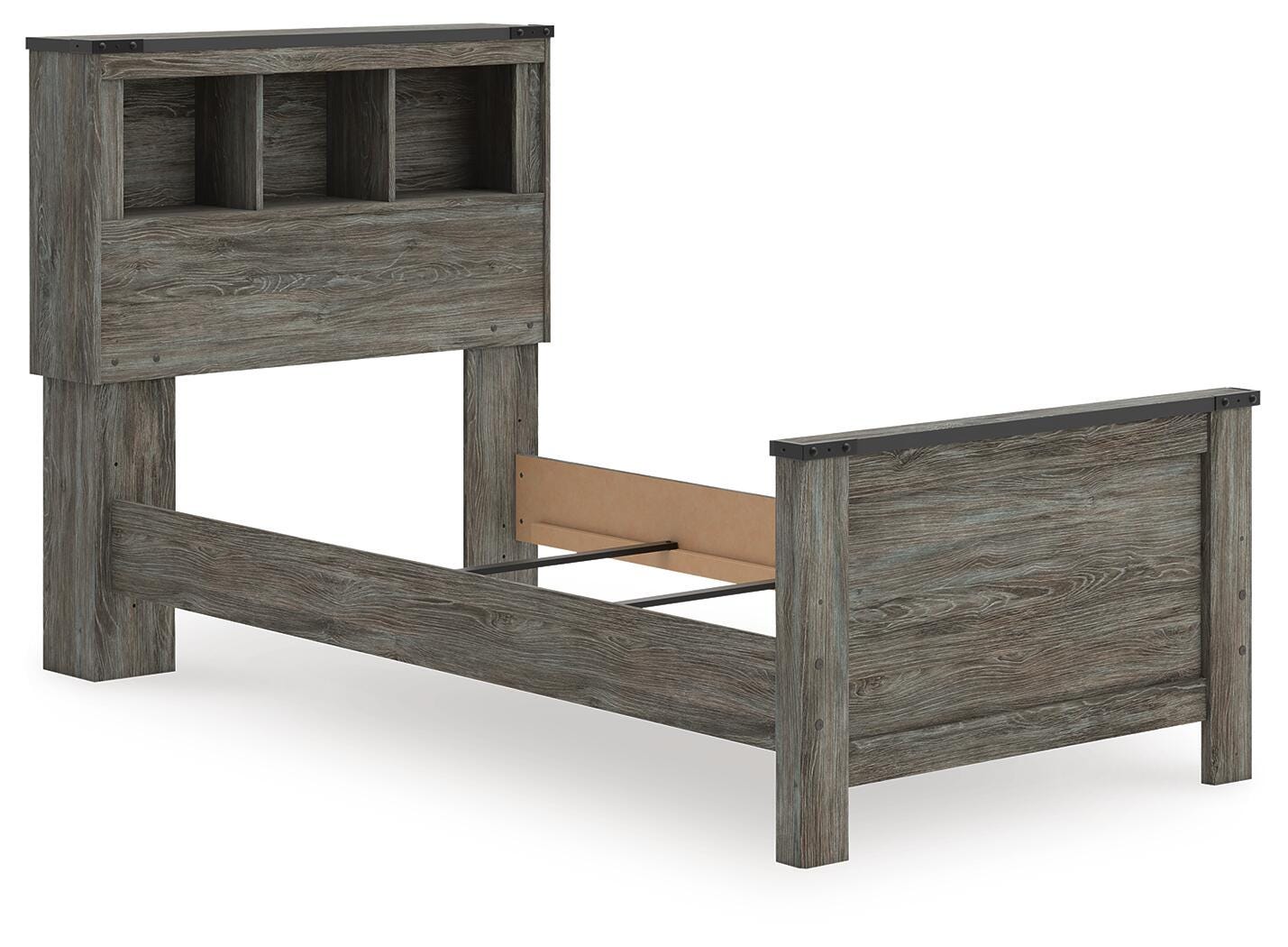 Frandern Bookcase Bed, Dresser and Mirror (B4480-SI) - Image 11
