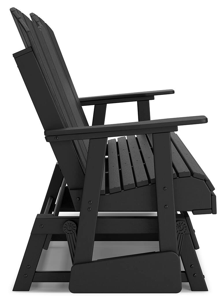 Hyland Wave Outdoor Glider Loveseat (P108-SI) - Image 19