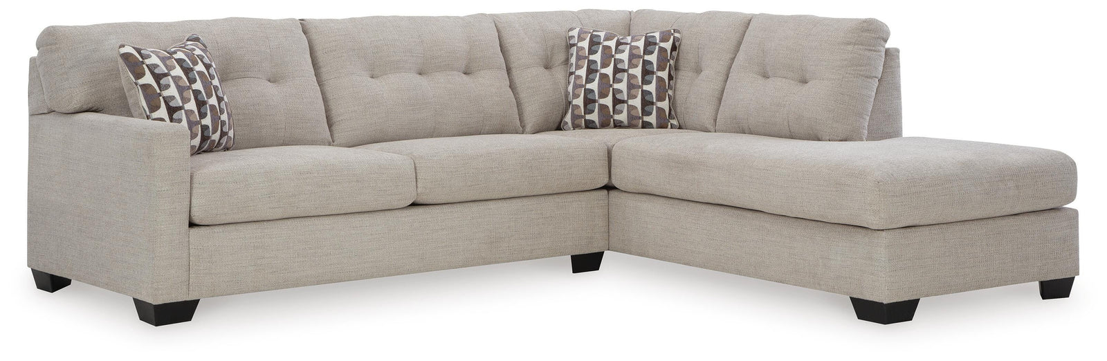 Mahoney 2-Piece Sectional with Chaise (31004-SI)