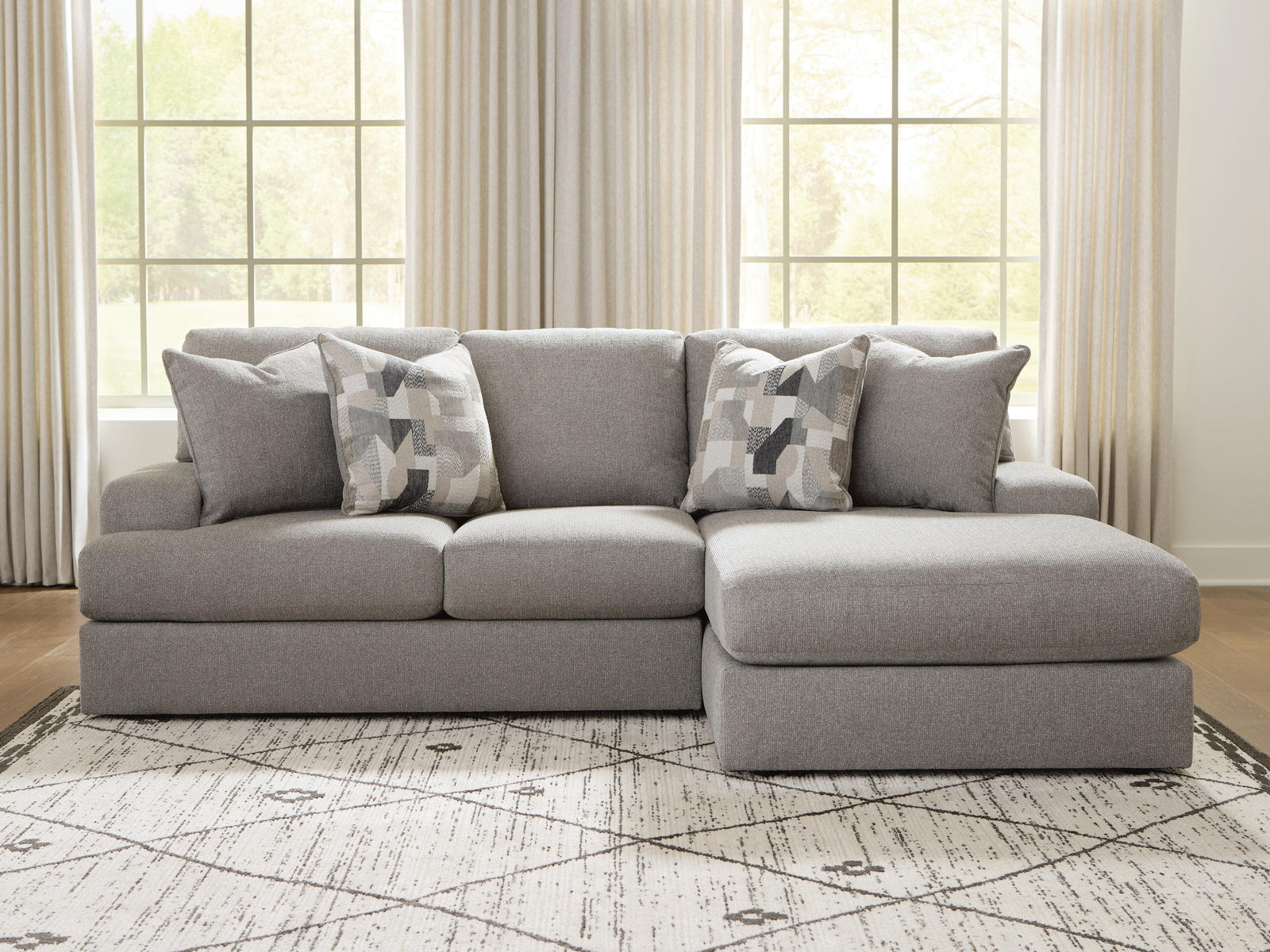 Lindon 2-Piece Sectional with Chaise (84704-SI) - Image 2
