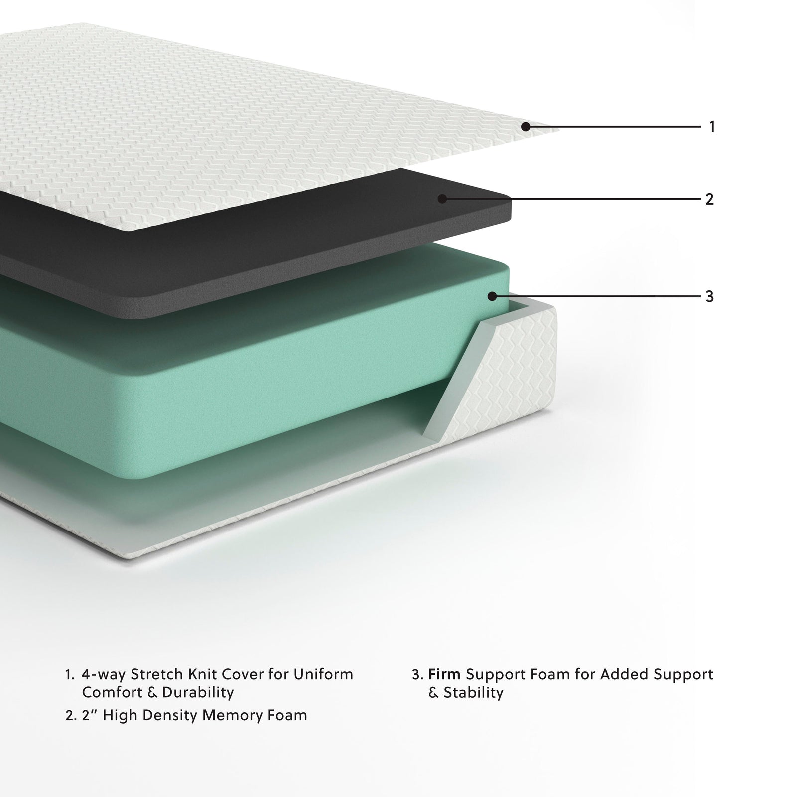 Chime 12 Inch Memory Foam California King Mattress in a Box (M727-SI) - Image 17