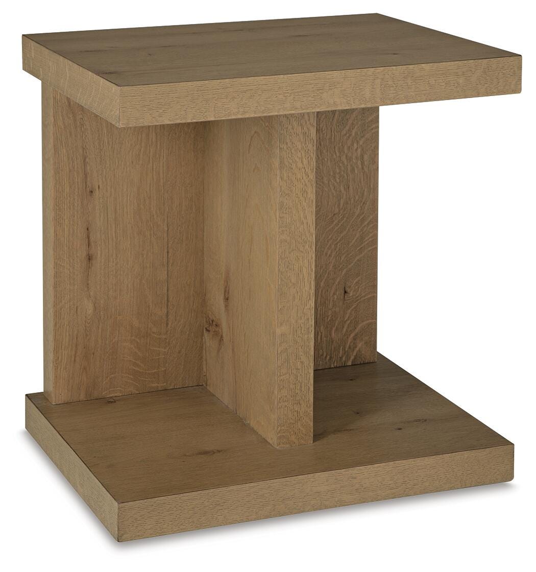 Brinstead Chairside End Table - Light Brown (T839-SI)