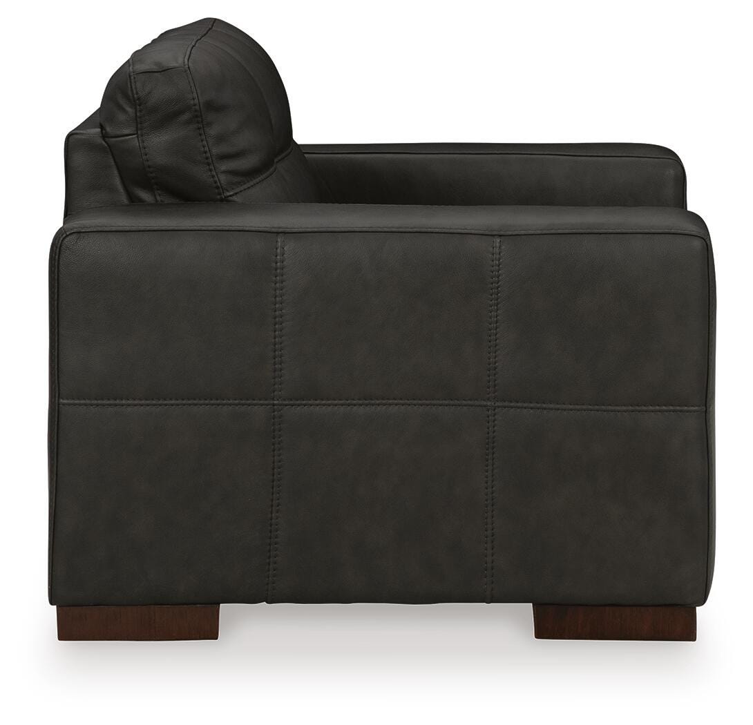 Luigi Oversized Chair and Ottoman (56506-SI) - Image 5