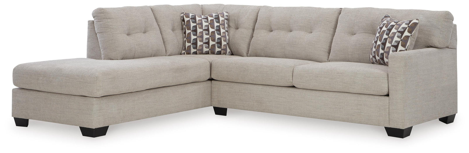 Mahoney 2-Piece Sleeper Sectional with Chaise (31004-SI)