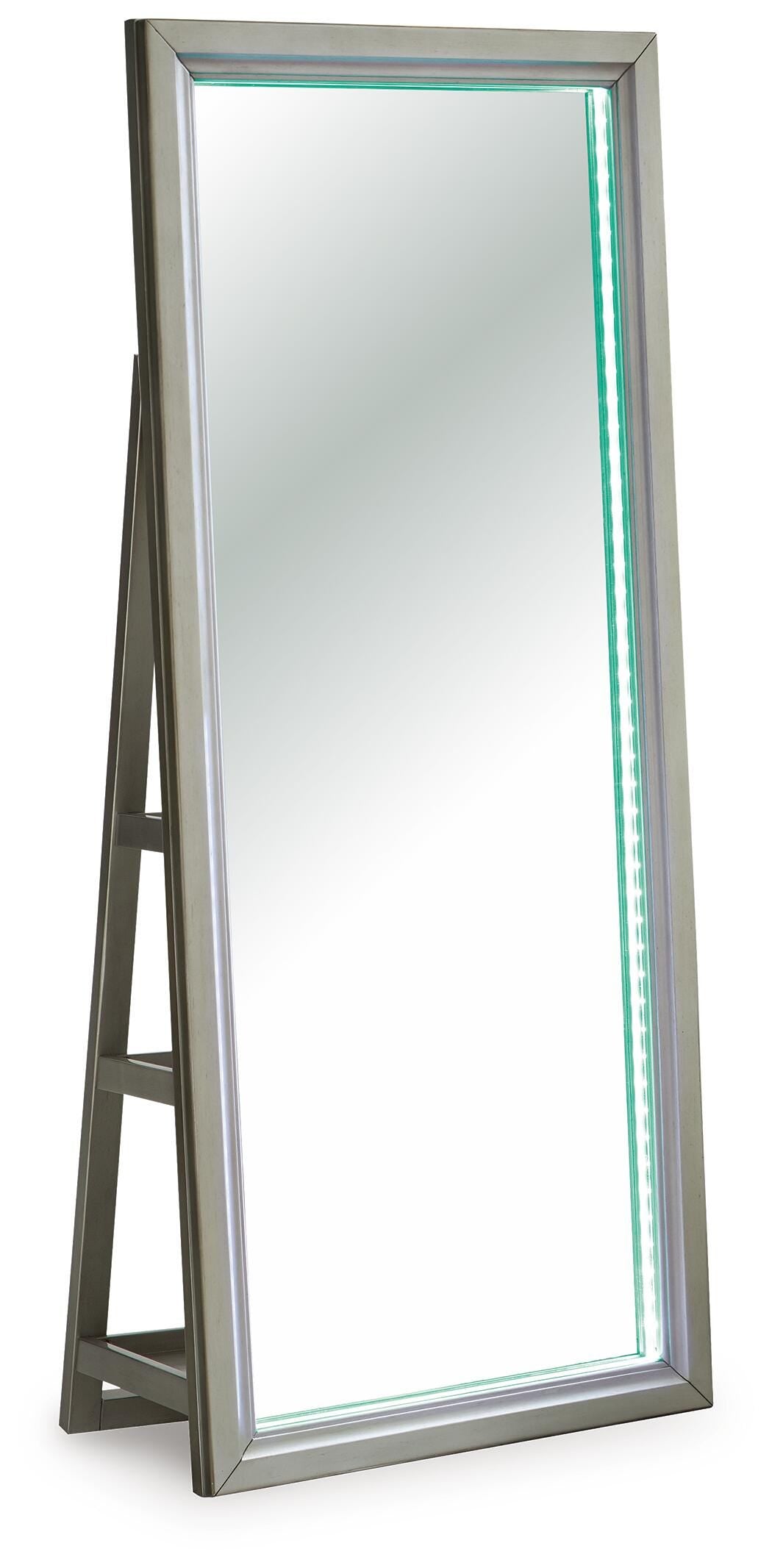 Evesen Floor Standing Mirror/Storage (A8010380-SI) - Image 7