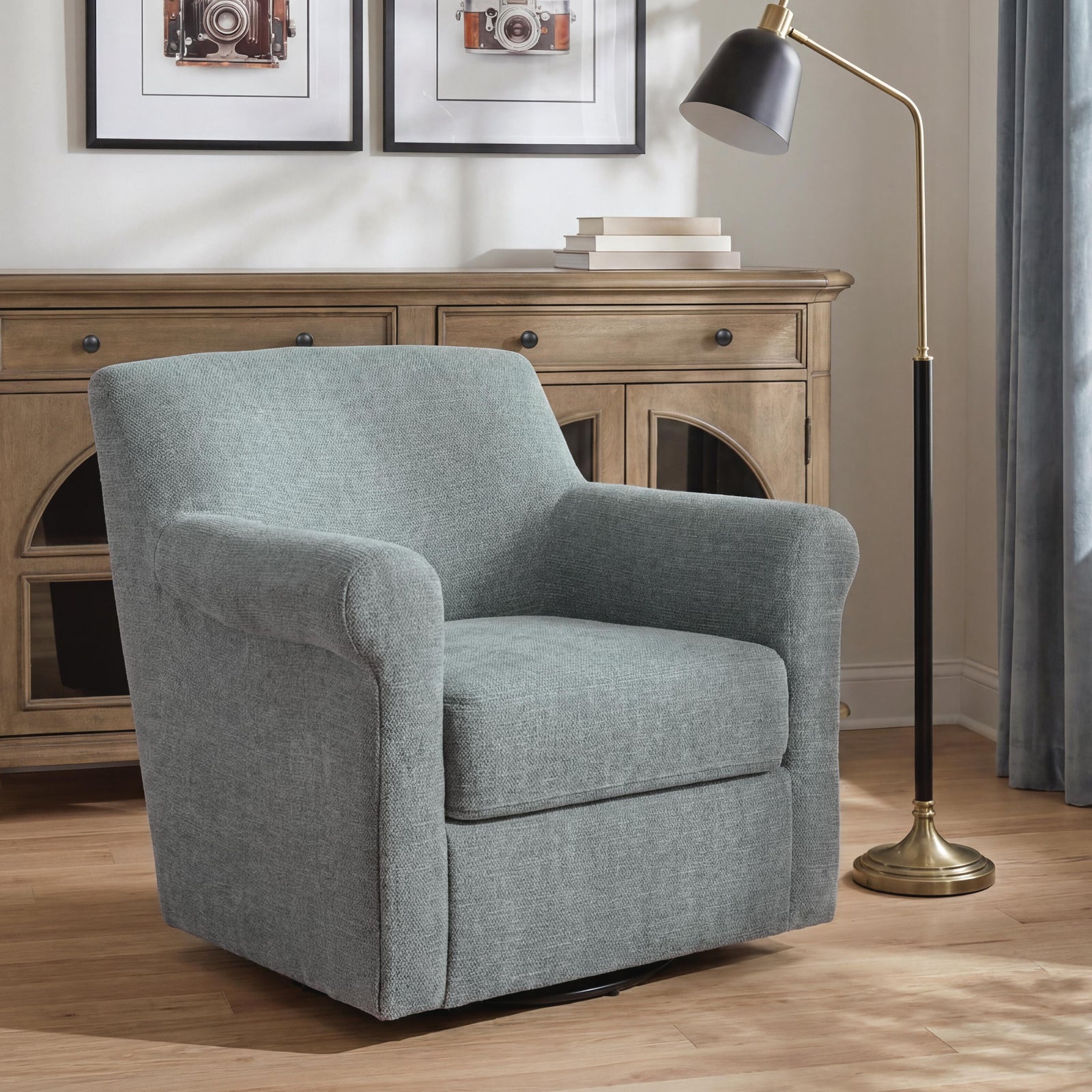 Horlando Swivel Accent Chair (A3000842-SI) - Image 6