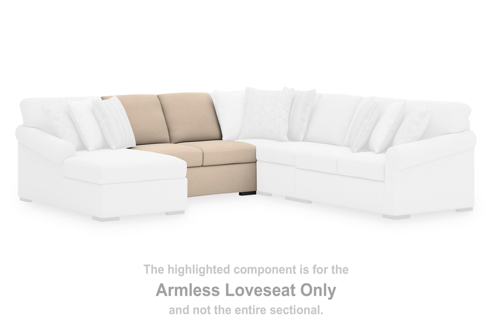 LadyMae Left-Arm Facing Loveseat (59404-SI) - Image 23