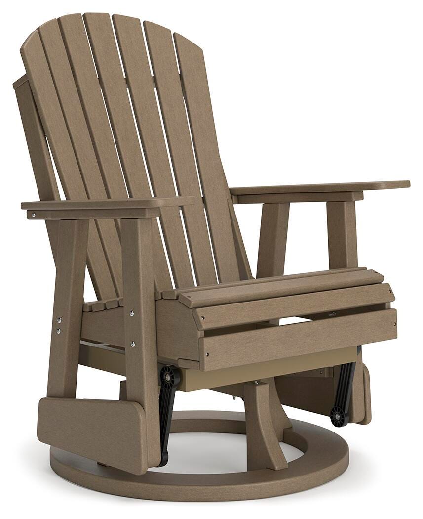 Hyland Wave Outdoor Swivel Glider Chair (P114-SI)