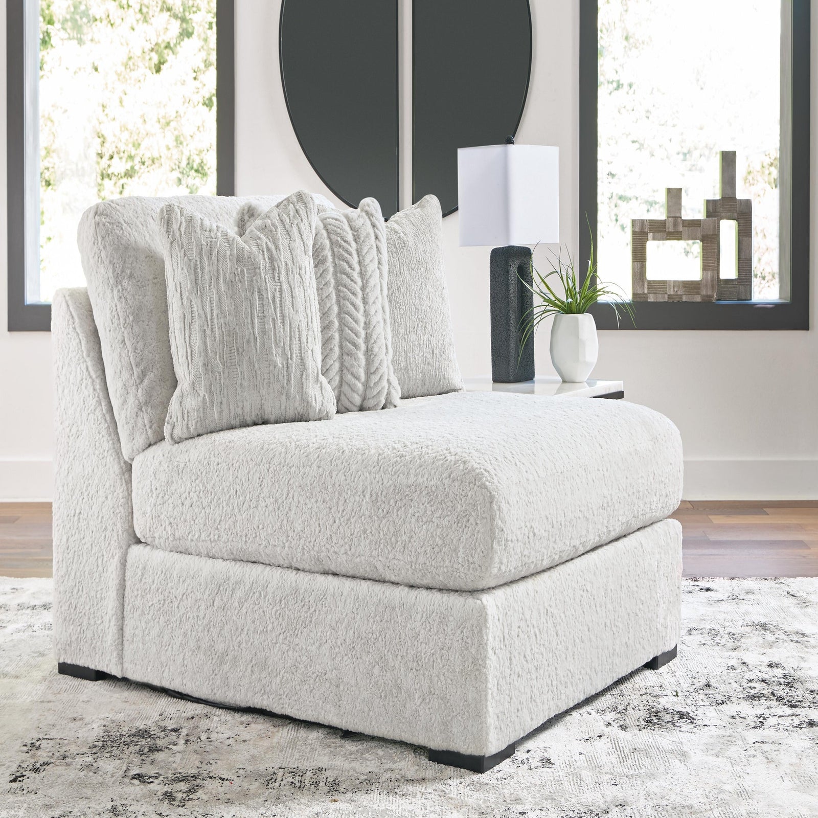 Cuddle Plush 5-Piece Sectional with Chaise (PC59106-SI) - Image 13