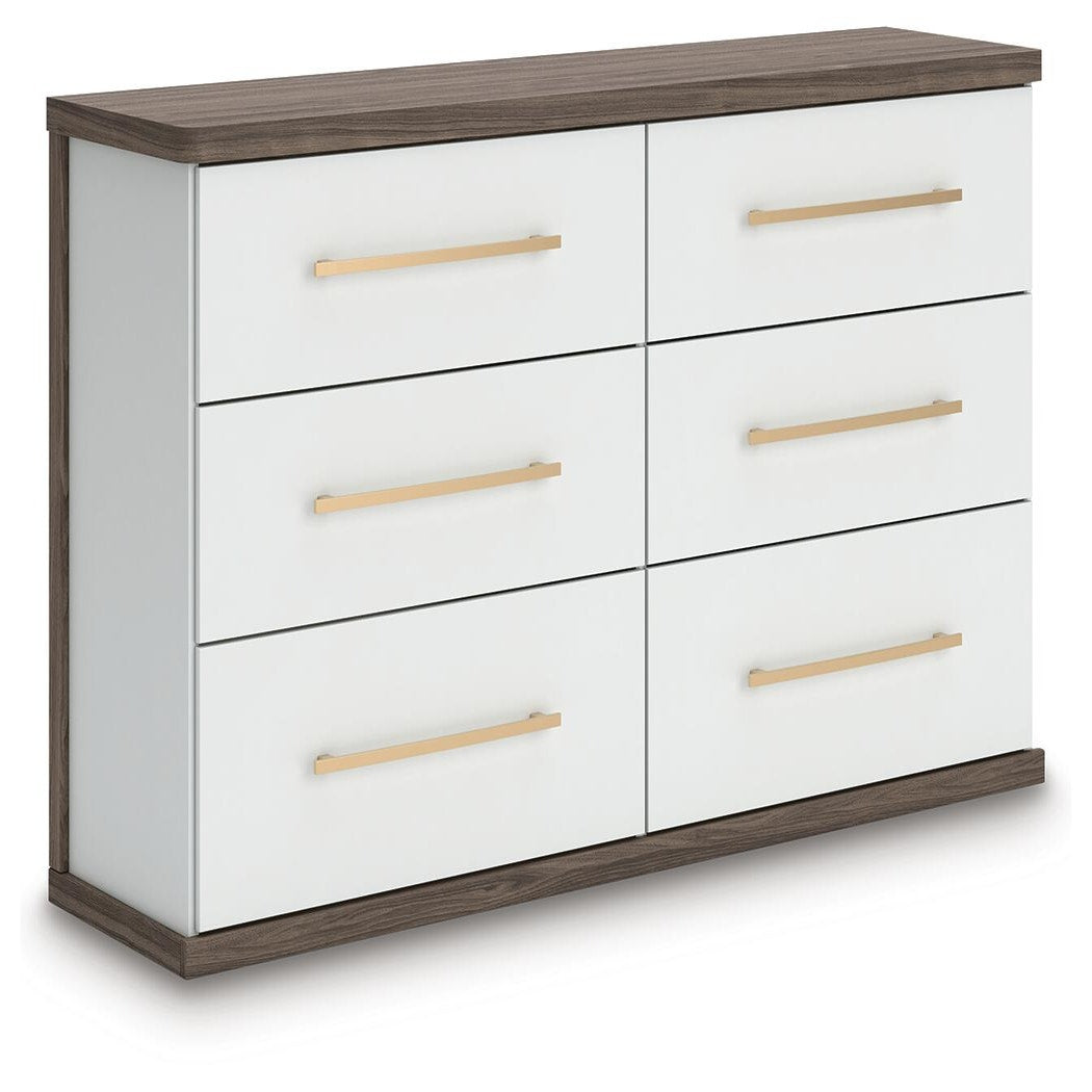 Kendanport Dresser and 2 Nightstands (PCB1108-SI) - Image 3