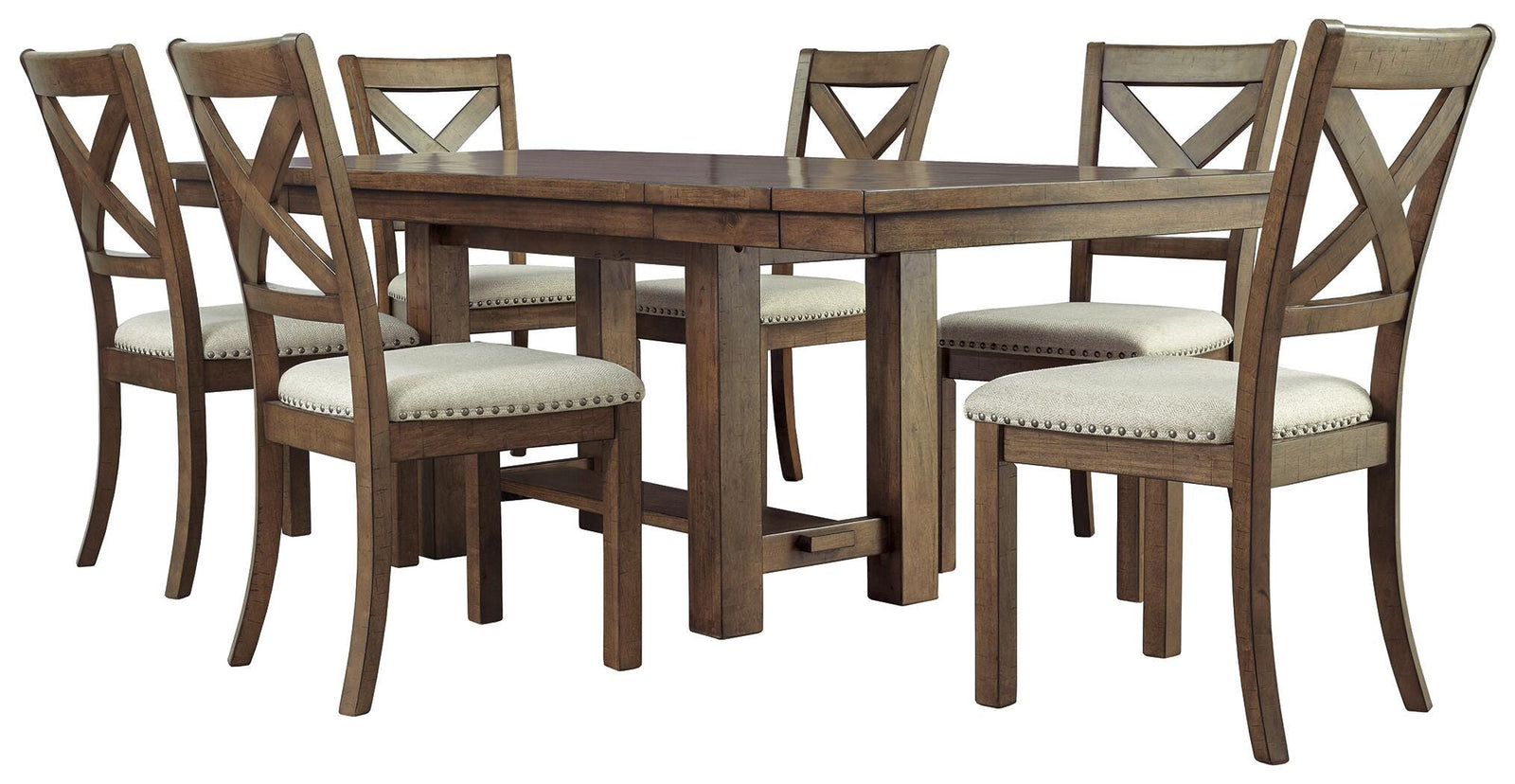 Moriville Dining Table and 6 Chairs (D631-SI) - Image 2