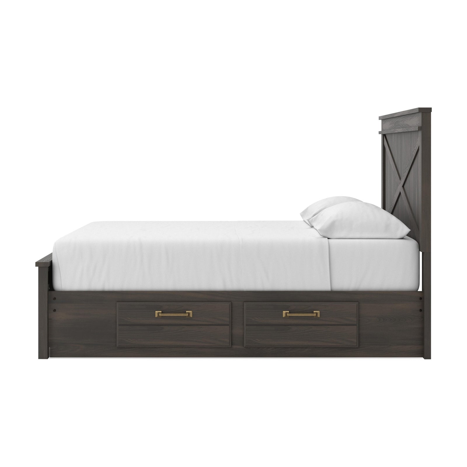 Vonitta Bay King Panel Bed with Storage (PCB2648-SI) - Image 9