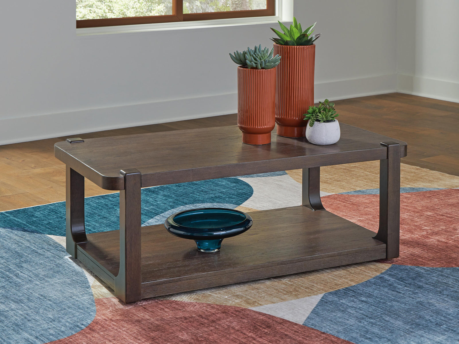 Breckington Coffee Table - Dark Brown (T656-SI) - Image 2