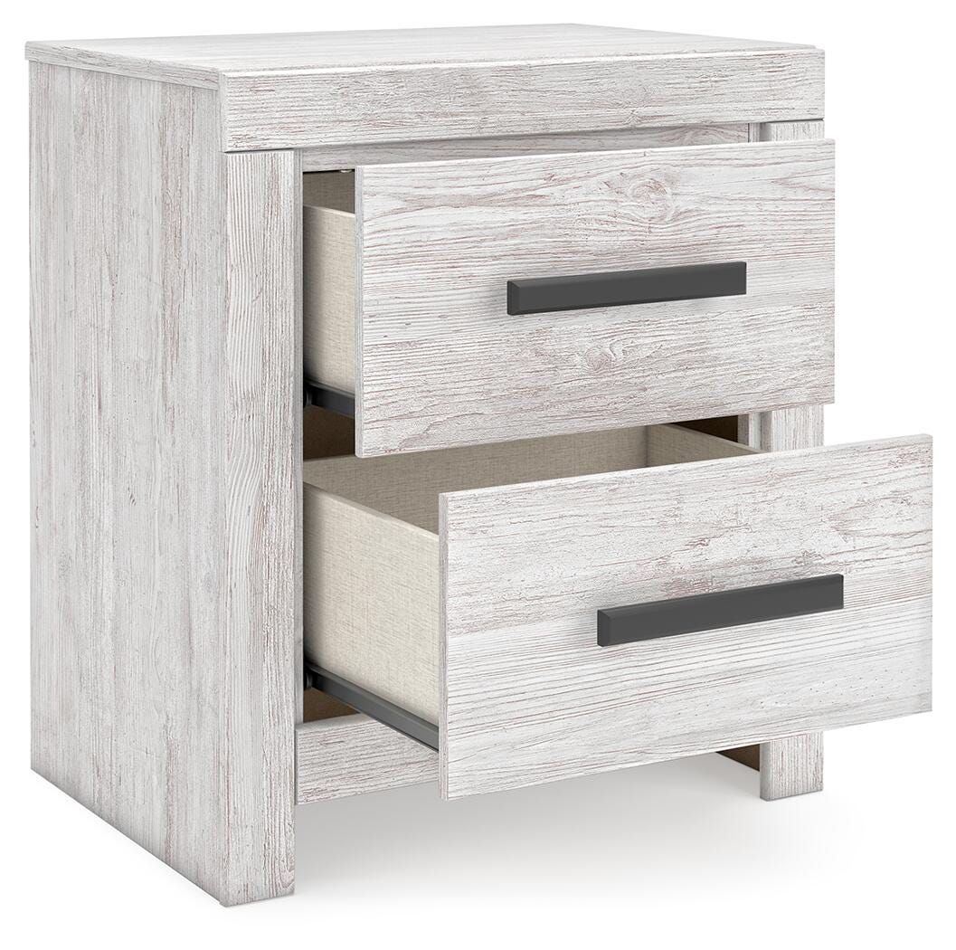 Cayboni Panel Bed, Chest and Nightstand (B3788-SI) - Image 19