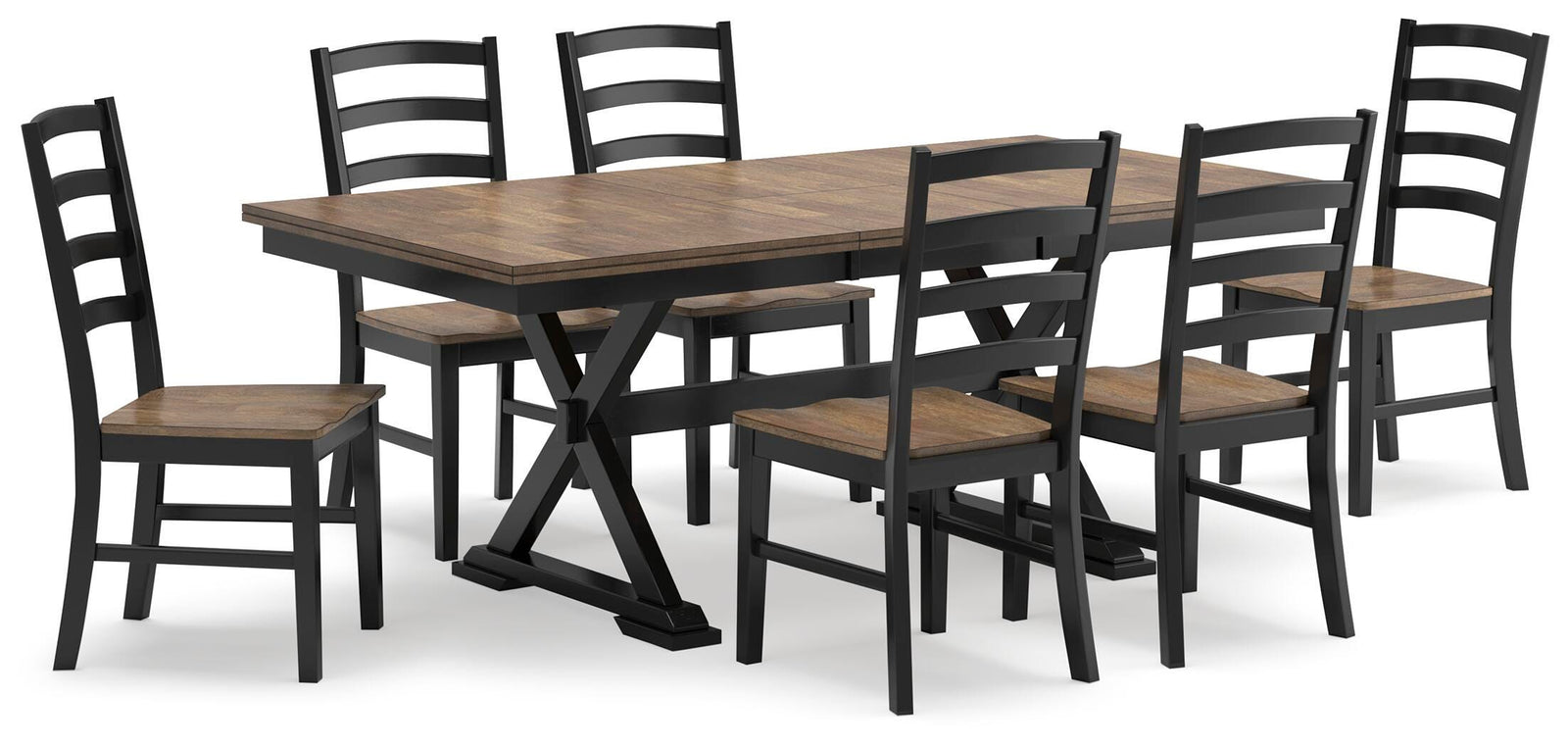 Wildenauer Extension Dining Table and 6 Chairs (D634-SI) - Image 2