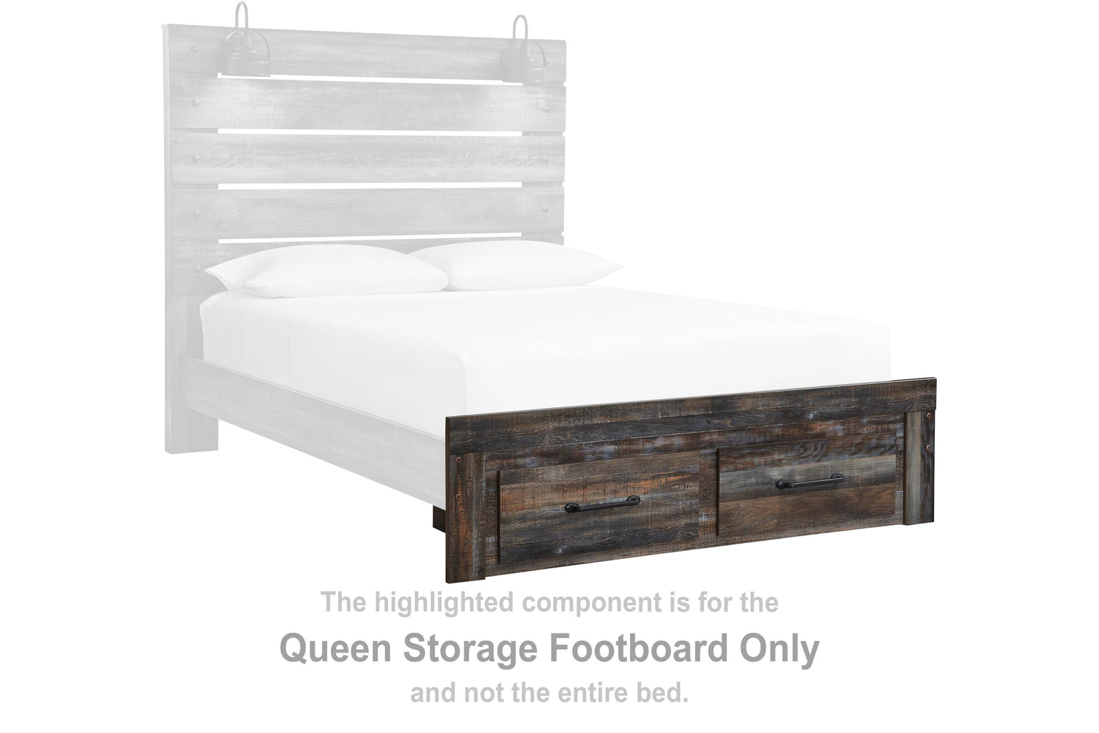 Drystan Storage Footboard - Multi (B211-SI)