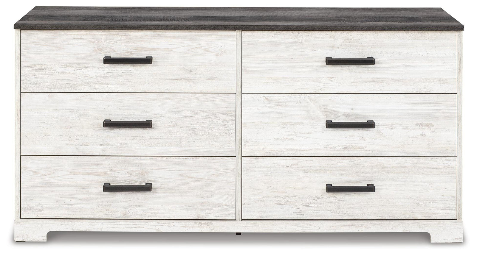 Shawburn Dresser - Whitewash/Charcoal Gray (EB4121-SI)