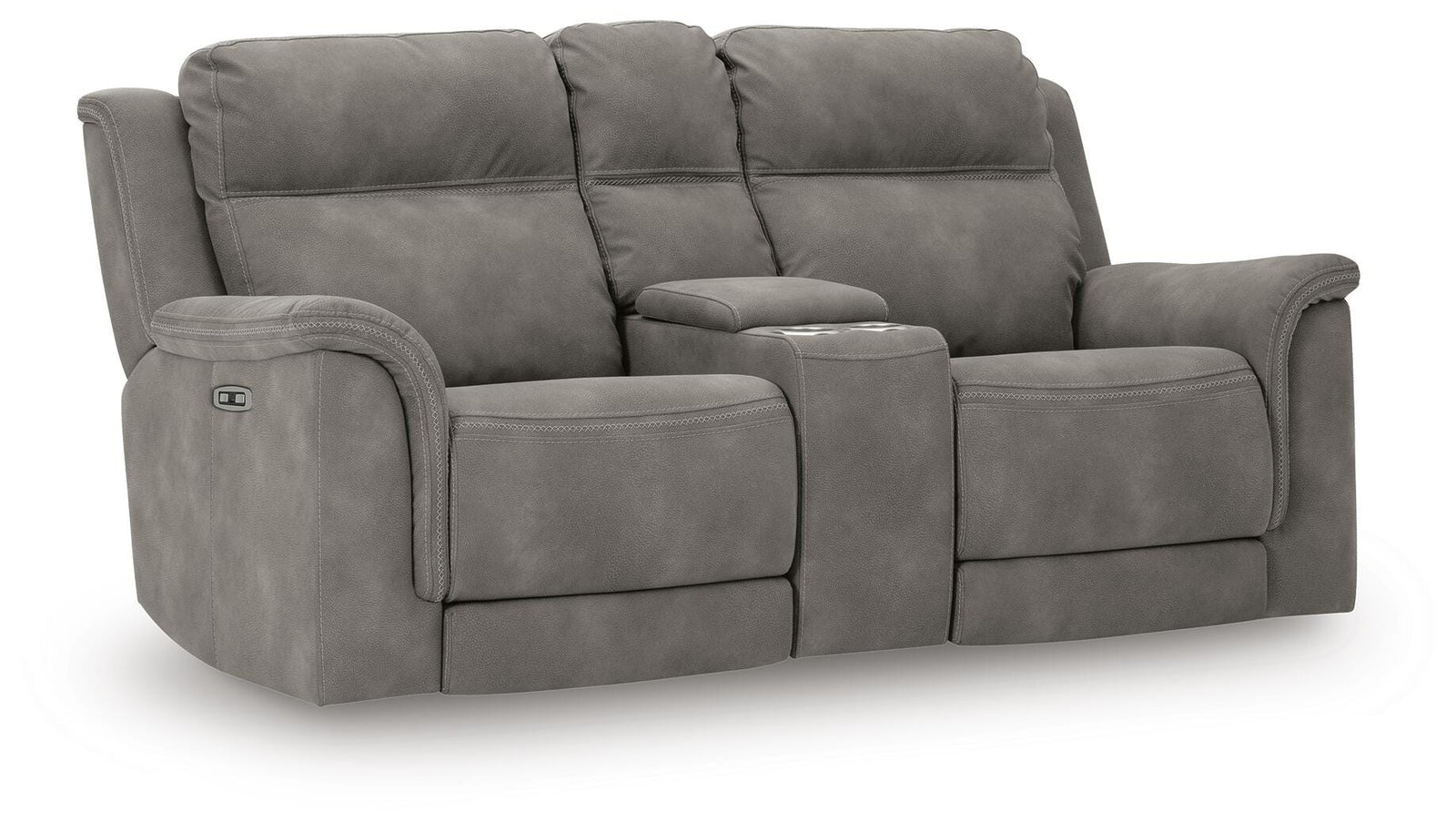 Next-Gen Durapella Power Reclining Loveseat with Console (59301-SI) - Image 2