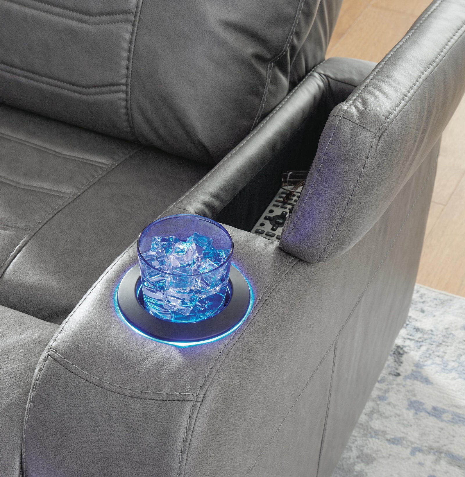 Schooner Rocks Power Recliner (16102-SI) - Image 10
