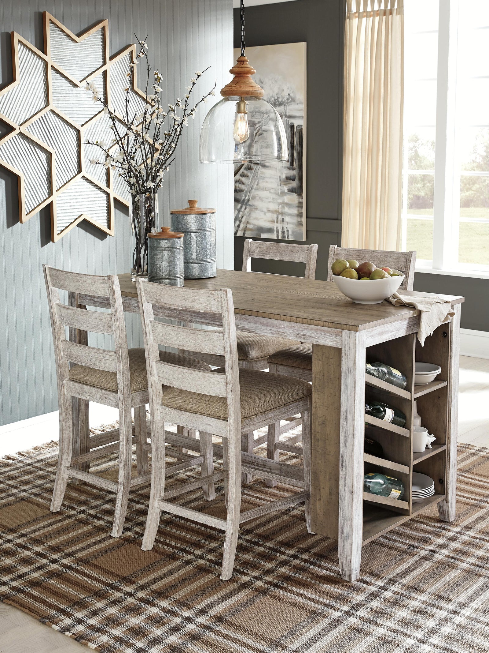 Skempton Counter Height Dining Table (D394-SI) - Image 9