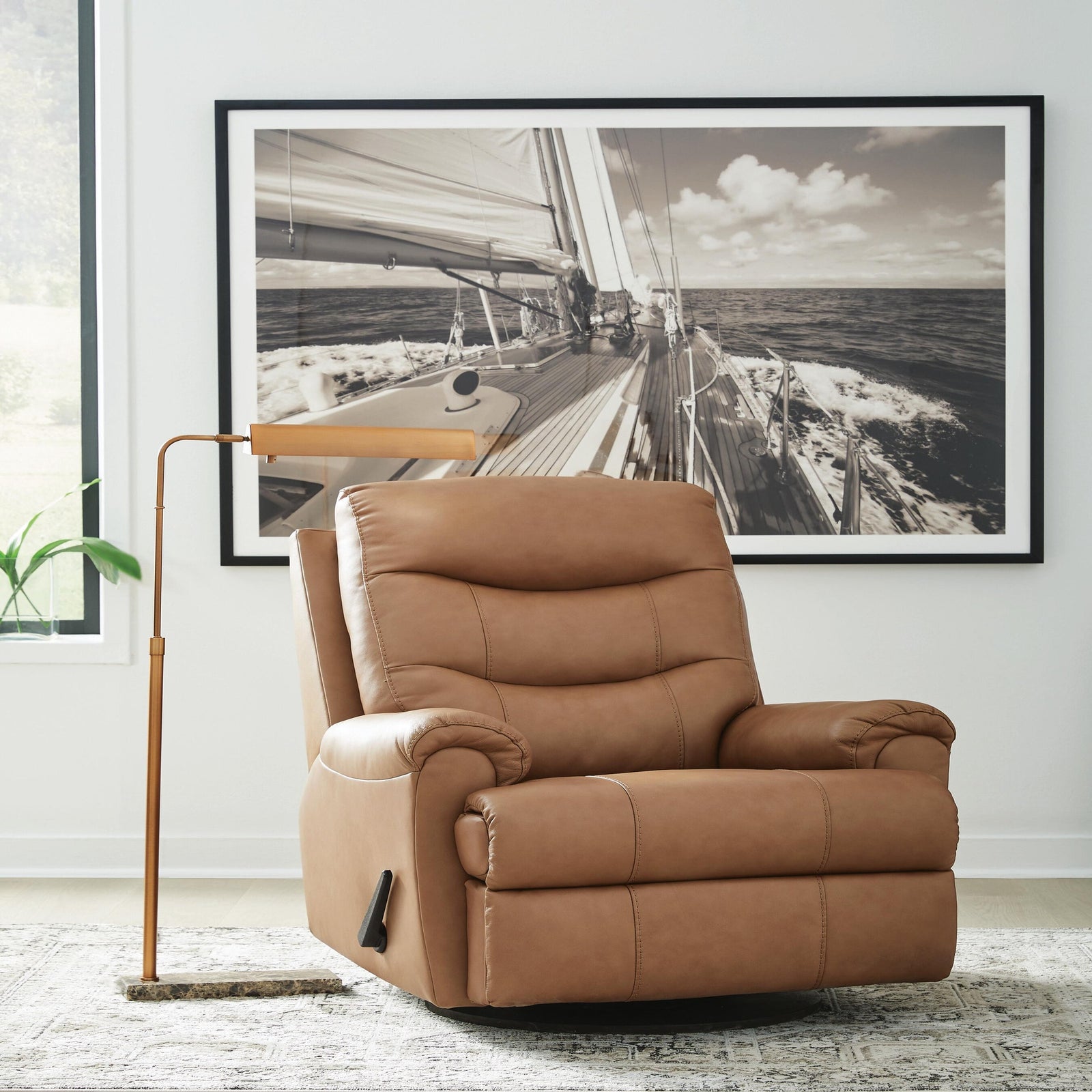 Flynwood Swivel Glider Recliner (PCU13401-SI) - Image 2