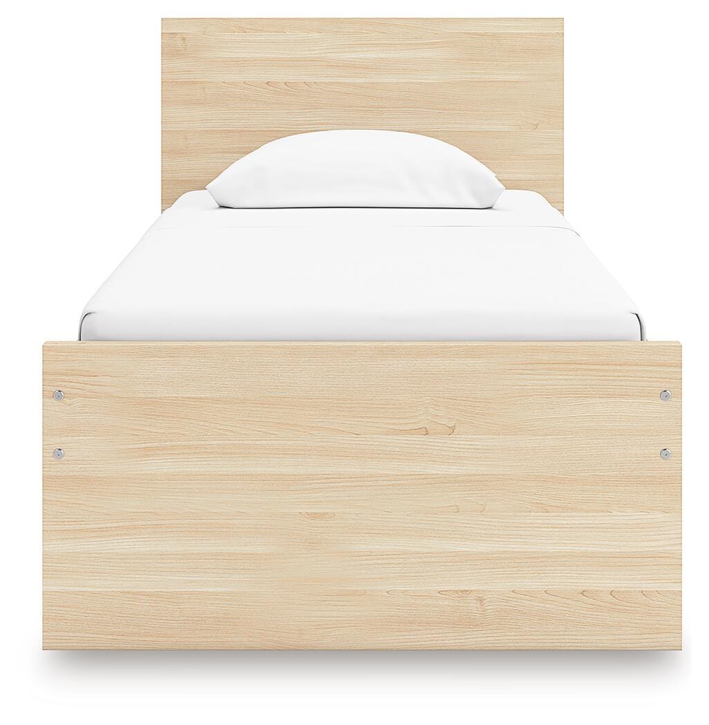 Onita Panel Platform Bed (Youth) - Natural (EB9632-SI) - Image 3