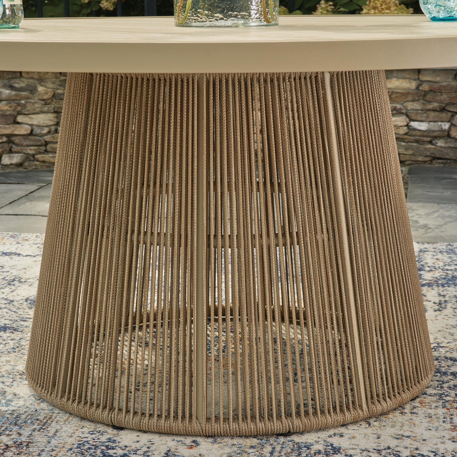 Orchard Beach Outdoor Dining Table (PCP373-SI) - Image 4